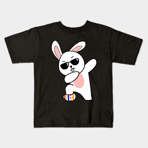 Easter Dab Kids T-Shirt by WildSloths